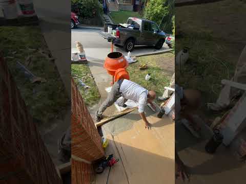 Pouring Concrete 2 | Residential Renovation by JVE Capital #residentialrenovation #timelapse